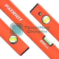 Уровень PATRIOT LCP-800, алюминиевый фрезерованный, 800мм