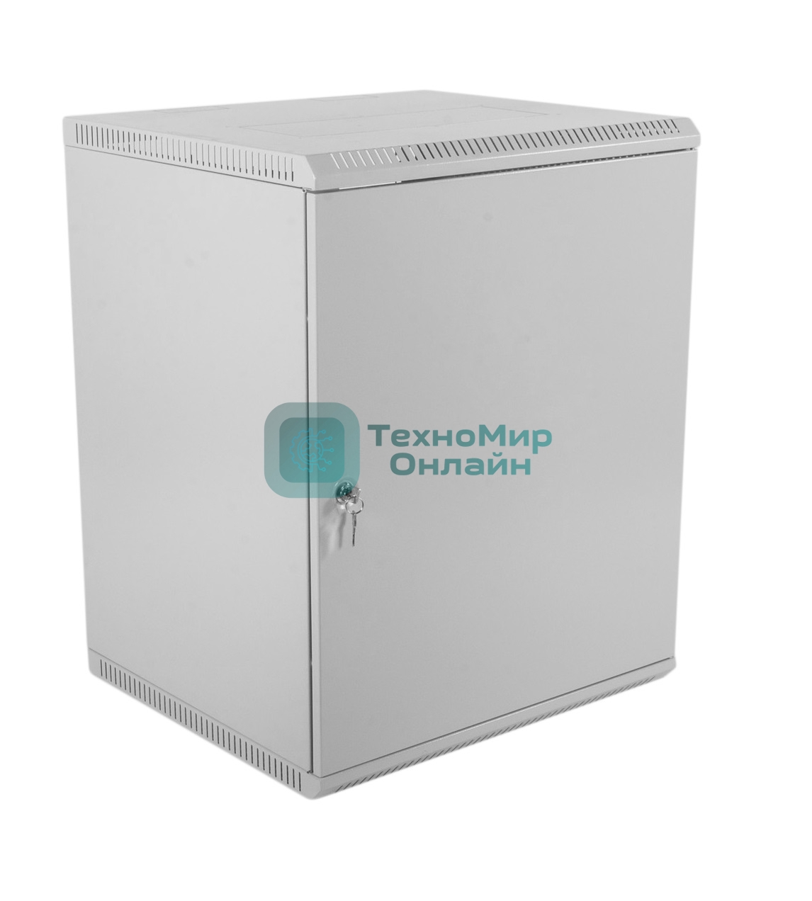 Шкаф телекоммуникационный настенный разборный 15U (600х350) дверь металл, ШРН-Э-15.350.1