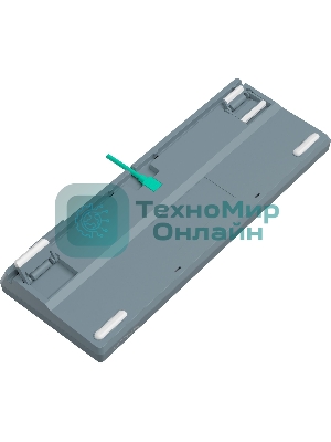 Клавиатура проводная A4Tech Bloody S87 Energy USB серый/зеленый