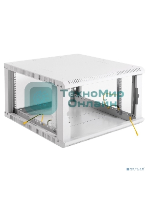 Шкаф телеком. настенный разборный 6U (600х520) дверь металл (ШРН-Э-6.500.1)