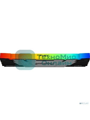 Оперативная память Kingston Fury Renegade, DDR4, 16Gb (2x8Gb), 3200MHz, CL16, DIMM, с радиаторами, RGB, черный