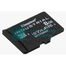 Флеш карта microSDHC 8Gb Class10 Kingston <SDCIT2/8GbSP> Industrial Temperature Class UHS-I без адаптера