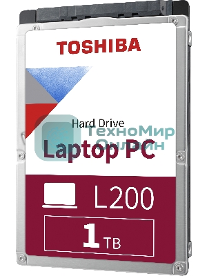 Жесткий диск Toshiba HDD 1Tb L200 Slim (7мм) 2,5