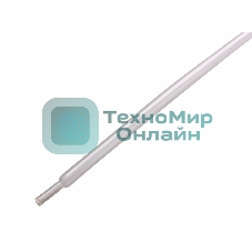 Термоусадочная трубка Rexant 3,5/1,75 мм, прозрачная, упаковка 50 шт. по 1 м