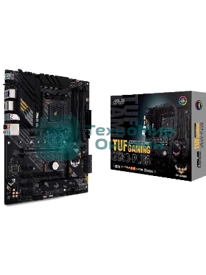 Материнская плата ASUS TUF GAMING B550-PLUS, AM4, AMD B550, 4xDDR4, 6xSATA, 2xM.2, 1xPCIe 4.0 x16, 1xPCIe 3.0 x16, 3xPCIe x1, 1xHDMI, 1xDP, 1x 2.5Gb LAN, 4xUSB-A 3.2 Gen 1, 1xUSB-A 3.2 Gen 2, 2xUSB-A 2.0, 1xUSB-C 3.2 Gen 2, 5x3.5 мм, 7.1, ATX
