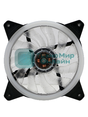 Вентилятор для корпуса Digma DFAN-FRGb3 черный, 120 мм, 1200 об/мин, 23 дБ, 4 pin