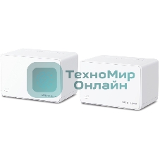 Домашняя Mesh Wi‑Fi система AX3000 Whole Home Mesh Wi-Fi 6 SystemSPEED: 574 Mbps at 2.4 GHz + 2402 Mbps at 5 GHzSPEC: Internal Antennas, 3× Gigabit Ports per Unit (WAN/LAN auto-sensing), 1024-QAM, OFDMA, HE160FEATURE: MERCUSYS APP, Router/AP Mode, One Unified Network, Seaml