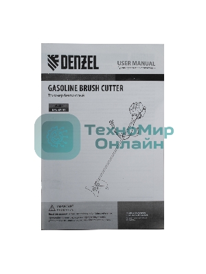 Триммер бензиновый Denzel DTL-37-4T, 1,4 л.с.