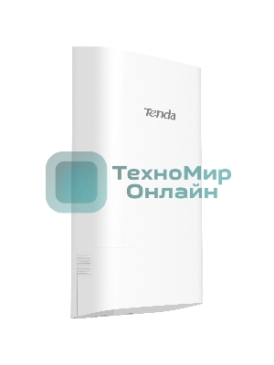 Tenda O1-5G Наружная точка доступа, 5 ГГц, до 867 Мбит/с, внутренняя антенна 1x9dBi, IP65, PoE, LAN 1x100 Мбит/с