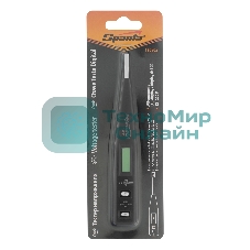 Тестер Sparta 130805 напряжения 12–220 в жидкокристаллический дисплей