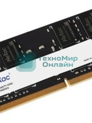 Оперативная память NETAC Basic, DDR4, 16GB (1x16GB), 3200MHz, CL22, DIMM