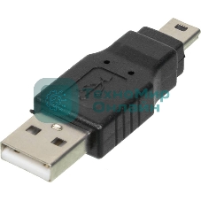 Переходник USB2.0 Ningbo mini USB B (m)/USB A (m)