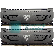 Оперативная память Patriot Viper Steel, DDR4, 16GB (2x8 GB), 3733 MHz, CL17, DIMM, радиатор, черный