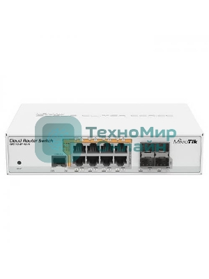 Маршрутизатор 8PORT 1000M 4SFP CRS112-8P-4S-IN MIKROTIK