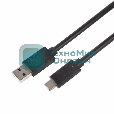 Шнур USB 3.1 type C (male)-USB 2.0 (male) Rexant 1 м