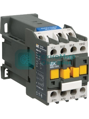 Контактор КМИп-10910 3п 9А 24В/АС3 1НО IEK KMD11-009-024-10