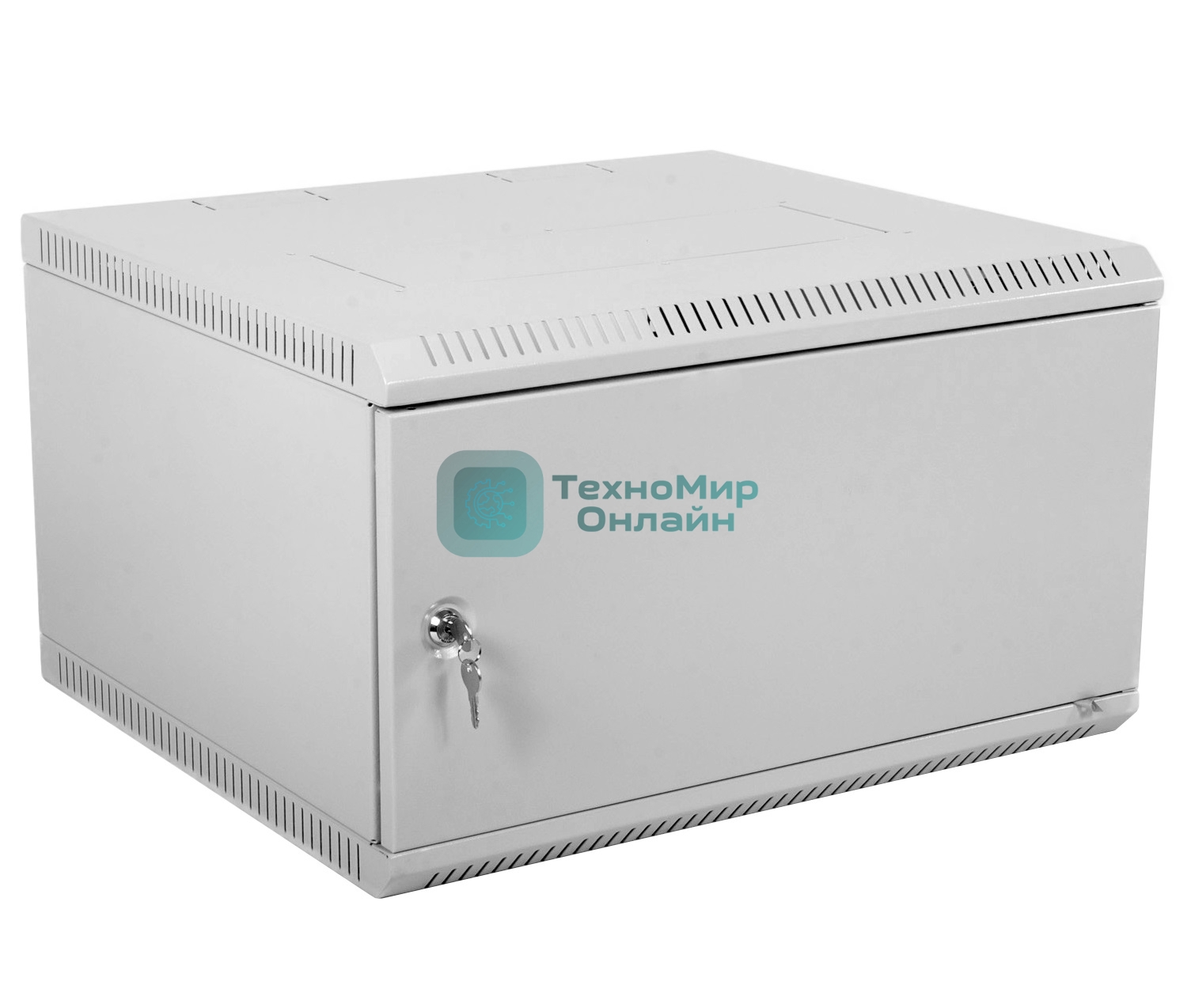 Шкаф телекоммуникационный настенный разборный 9U (600х650) дверь металл, ШРН-Э-9.650.1