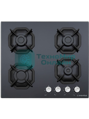 Газовая варочная панель Maunfeld EGHG.64.2CB\G черный