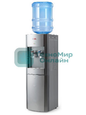 Кулер для воды AEL LD-AEL-28, верхняя загрузка, нагрев 90 °С, охлаждение 15 °С, серебристый/серый