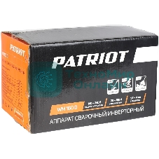 Сварочный аппарат Patriot WM160D инвертор ММА 6.8кВт