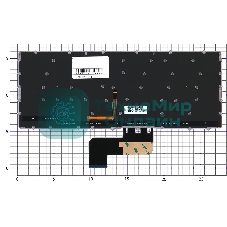 Клавиатура для ноутбука Asus Chromebook C433T серебристая с подсветкой