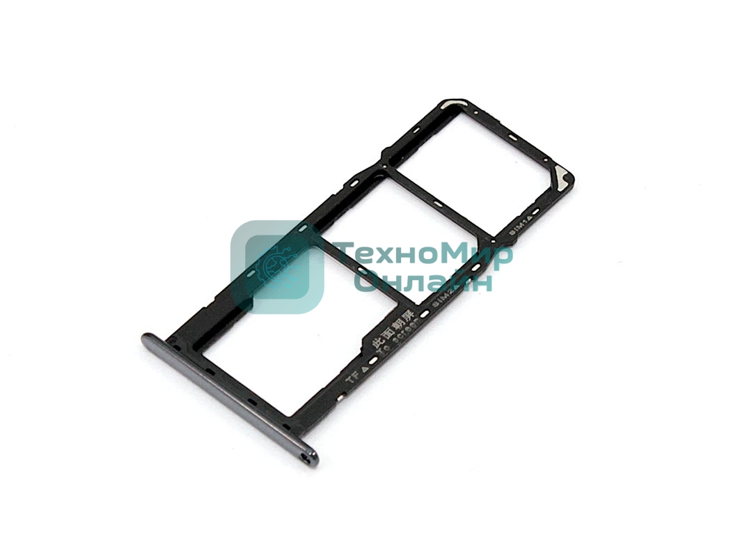 Лоток для SIM-карты Huawei Y6 2018 черный