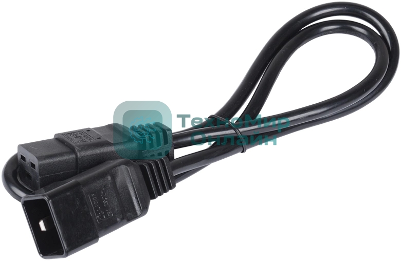 Кабель электропитания PDU 3х1,5 1М с разъемами С19-C20