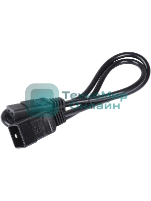 Кабель электропитания PDU 3х1,5 1М с разъемами С19-C20