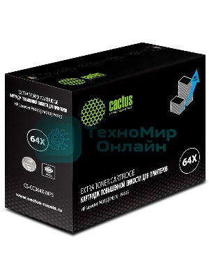 Картридж лазерный Cactus CS-CC364X-MPS черный (30000стр.) для HP LJ P4015/P4515