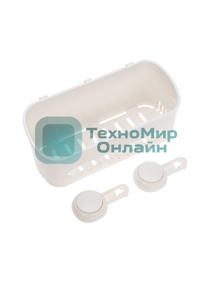 Полка для ванной комнаты HALSA HLS-F-103W на вакуумной присоске, прямая