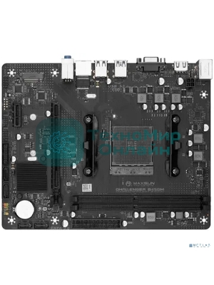 Материнская плата Maxsun Challenger B450M, AM4, AMD B450, 2xDDR4, 4xSATA, 1xM.2, 1xPCIe 3.0 x16, 1xPCIe 3.0 x1, 1xHDMI, 1xVGA, 1x 1Gb LAN, 2xUSB-A 3.2 Gen 1, 2xUSB-A 2.0, 3x3.5 мм, 5.1, M-ATX