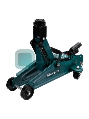 Домкрат гидравлический подкатной, Сибртех 2 т, 135-320 мм, в пластиковом кейсе