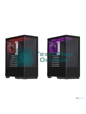 Компьютерный корпус Defender HyperHub черный,ATX,3fans,switchM/BSync