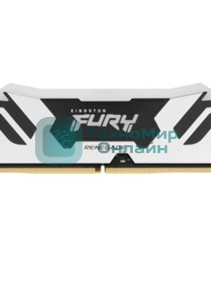 Оперативная память Kingston Fury Renegade, DDR5, 16Gb (1x16Gb), 7200MHz, CL38, DIMM, радиатор, RGB, черный