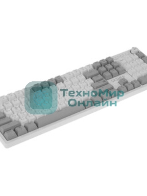Клавиатура Defender Dasher GK-472 проводная, USB Type-A, белый/серый