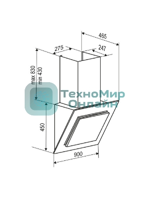 Вытяжка встраиваемая Zigmund & Shtain K 017.6 S серебристый, 60 см, 700 куб. м/ч, 51 дБ