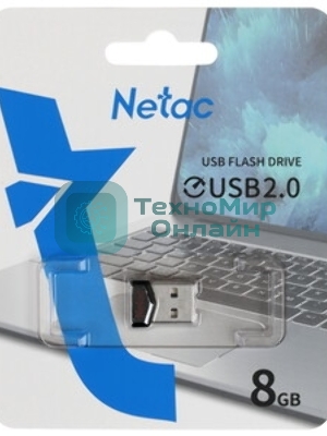 Флешка USB Netac UM81 (NT03UM81N-004G-20BK), 4Gb, USB 2.0, R/W 30/10, черный/красный