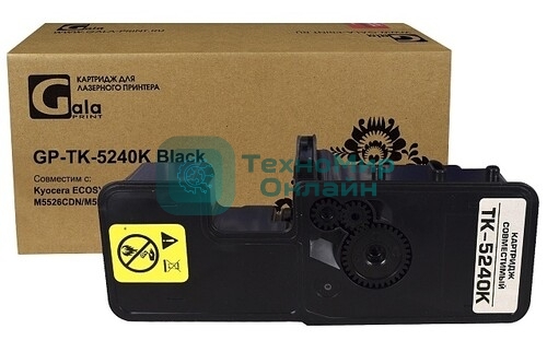 Тонер-туба GalaPrint GP-TK-5240K для принтеров Kyocera ECOSYS P5026CDN/P5026CDW/M5526CDN/M5526CDW черный 4000 копий