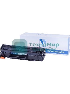 Картридж лазерный NVPrint совместимый HP CE278A/Canon728 для LJ P 1566/P1606/Canon MF4410/MF4430/MF4450 (2100k)