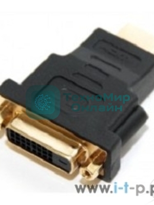Переходник 5bites Переходник DH1807G DVI (24+1) F / HDMI M, зол.разъемы