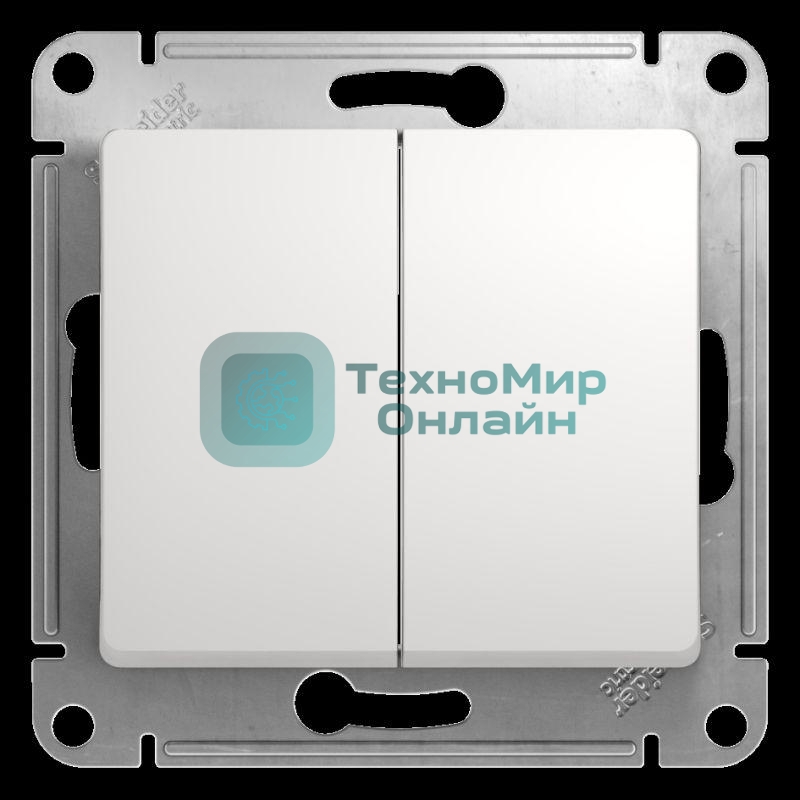 Механизм переключателя 2-кл. СП Glossa сх.6 10AX бел. SchE GSL000165