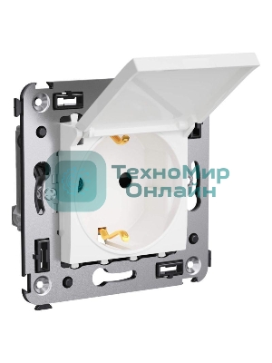 Розетка ДКС 4400013 3п 2P+E СП Avanti 