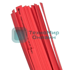 Термоусаживаемая трубка ТУТ 16/8 красная EKF PROxima tut-16-r-1m EKF