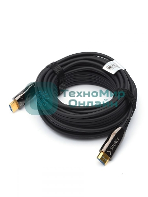 Кабель HDMI 30 м (HIGH speed, Metal gold, Optical) 8K VER 2.1 Кабель HDMI 30 м (HIGH speed, Metal gold, Optical) 8K VER 2.1
