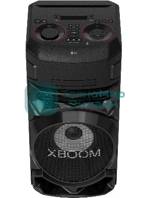 Микросистема LG ON77DK черный/CD/CDRW/DVD/DVDRW/FM/USB/BT