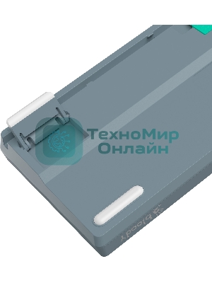 Клавиатура проводная A4Tech Bloody S87 Energy USB серый/зеленый