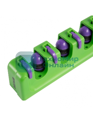 Пластиковый настенный держатель для садово-огородного инструмента Palisad 5 ячеек, 6 крюков