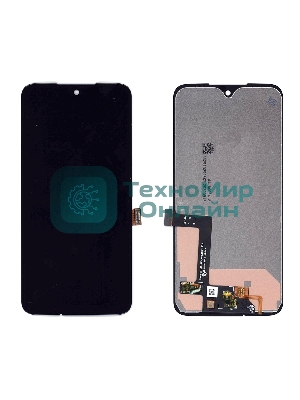 Дисплей для Motorola G7, черный