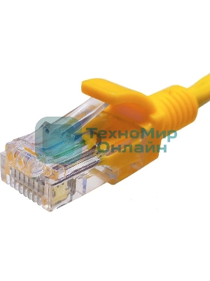 Патч-корд Suprlan 10-0164 UTP RJ-45 вил.-вилка RJ-45 cat.5e 3м желтый LSZH 24AWG
