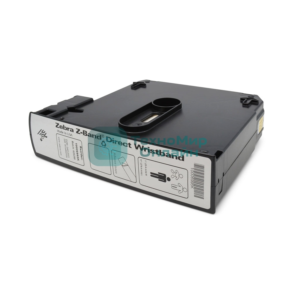 Этикетки в виде браслета полипропилен Dongguan 25х279мм красный/Wristband cartridge, 25mm*279mm, 200pcs/Roll, Adult - Red